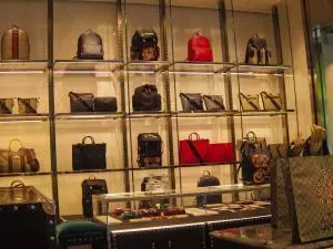 Gucci bags collection flagship store Calle Serrano 49 Madrid