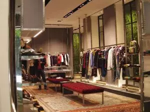 Gucci flagship store interior Calle Serrano Madrid Salamanca