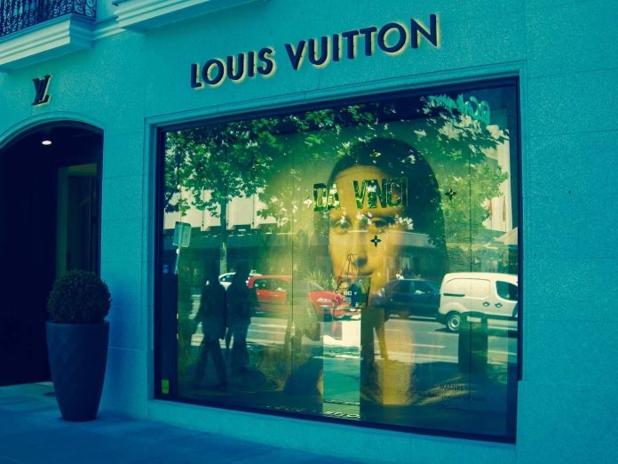 Louis Vuitton luxury shopping in Madrid