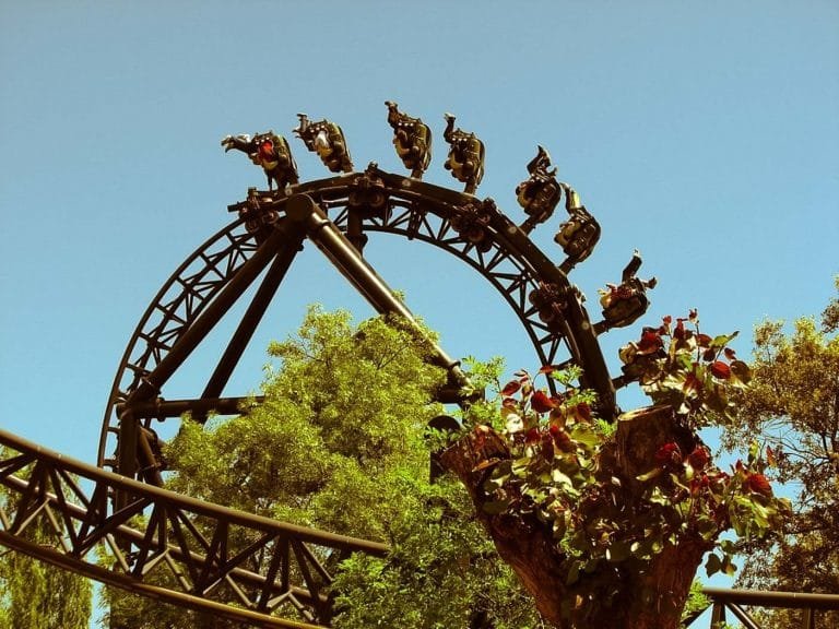 Madrid Amusement Park Tornado ride