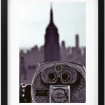 Detailed Close Up of a Coin binocular 1920