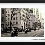 Motorcycles Riding Along Rockefeller Center 1920