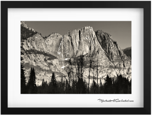 Yosemite Majesty in Monochrome_ The Power of Yosemite Falls 300