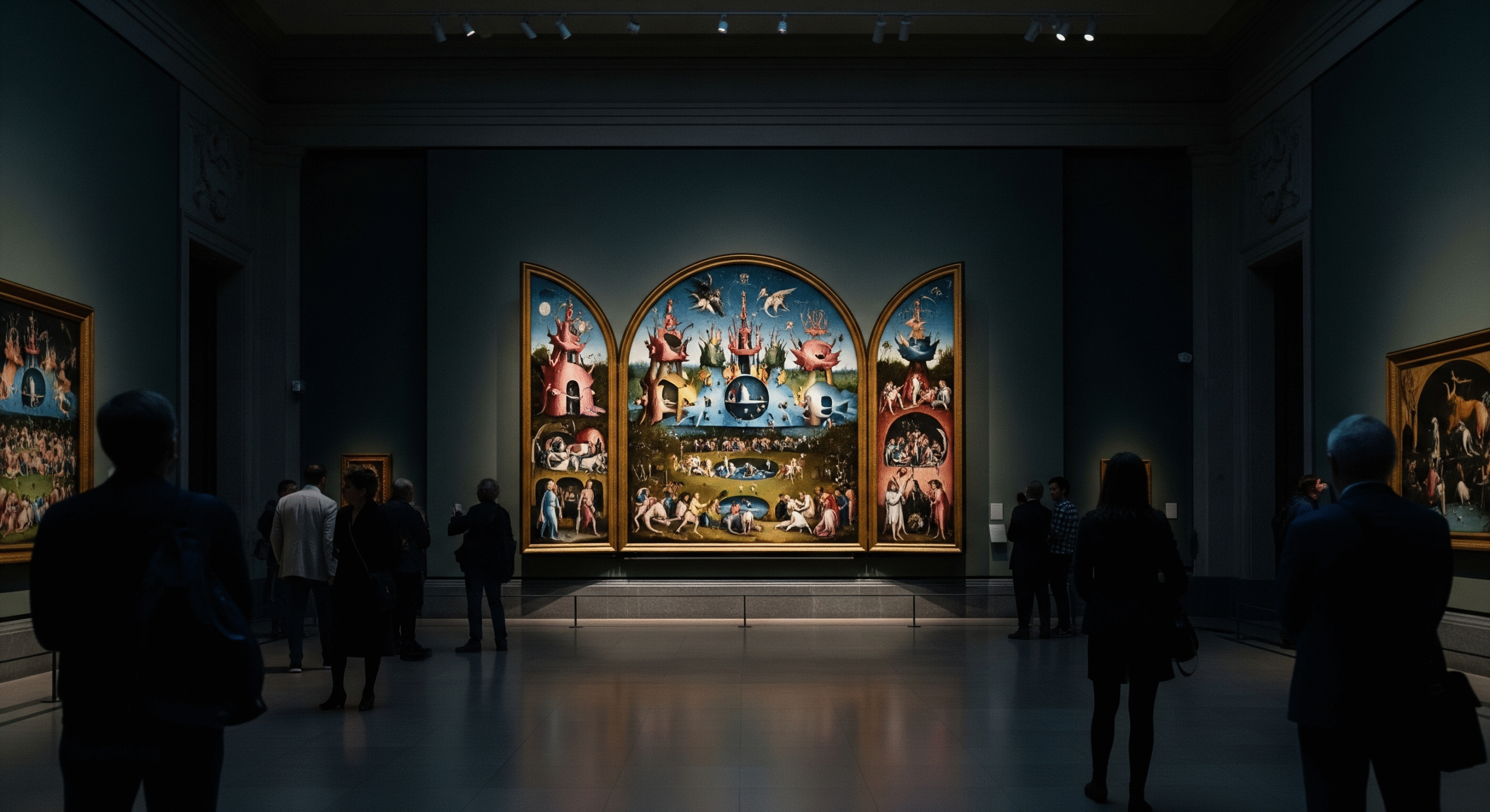 Garden of Earthly Delights Hieronymus Bosch Prado Museum triptych paradise hell