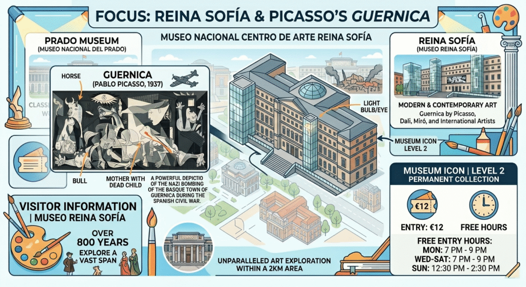 Guernica Picasso Reina Sofia Museum Madrid anti-war masterpiece 1937