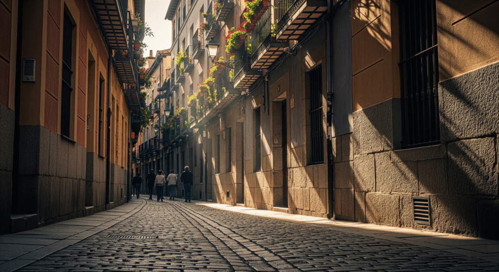 La Latina Cava Baja medieval streets free walking Madrid neighborhood budget