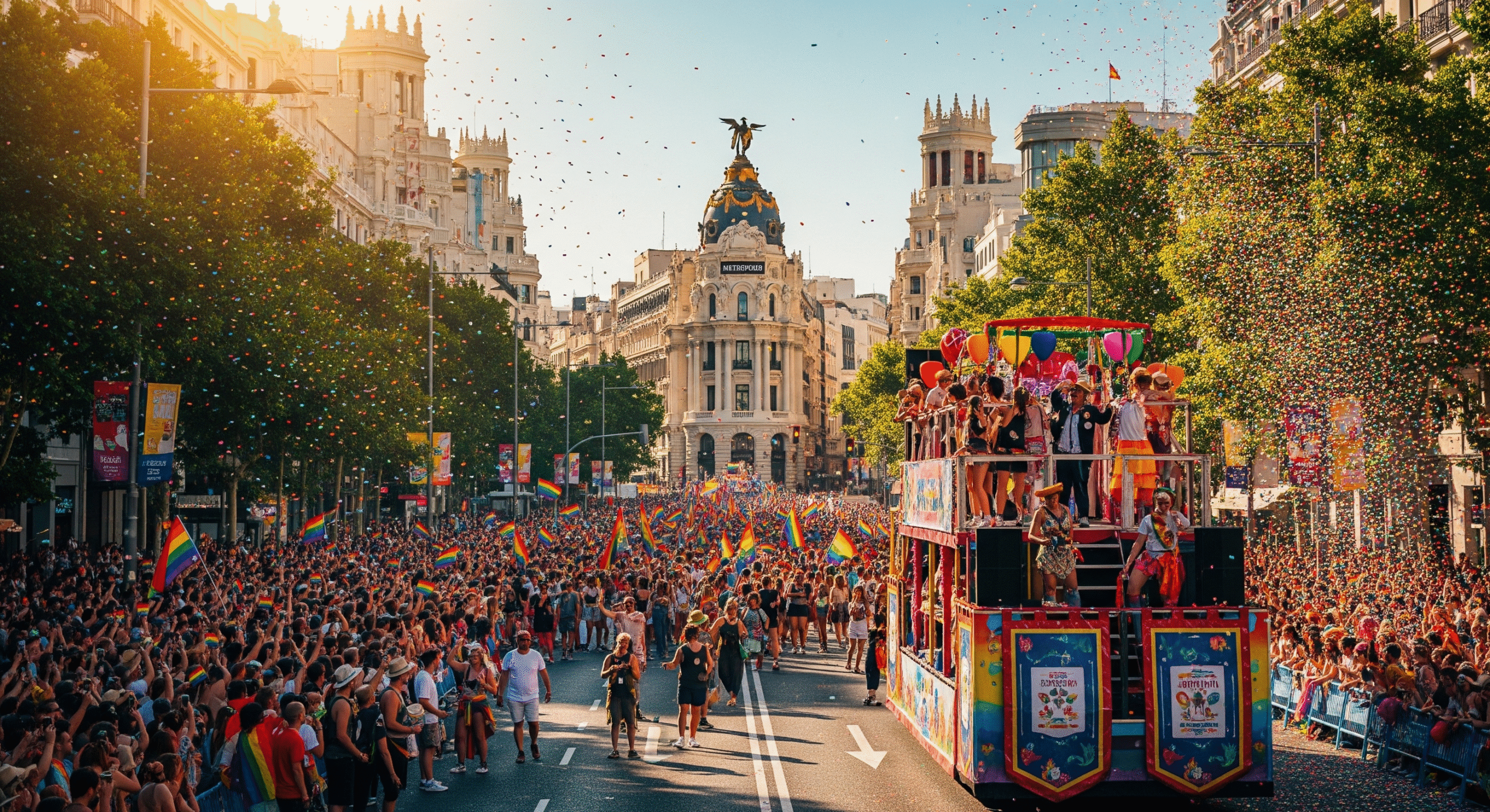 Madrid Pride June Orgullo LGBTQ celebration Europe largest parade