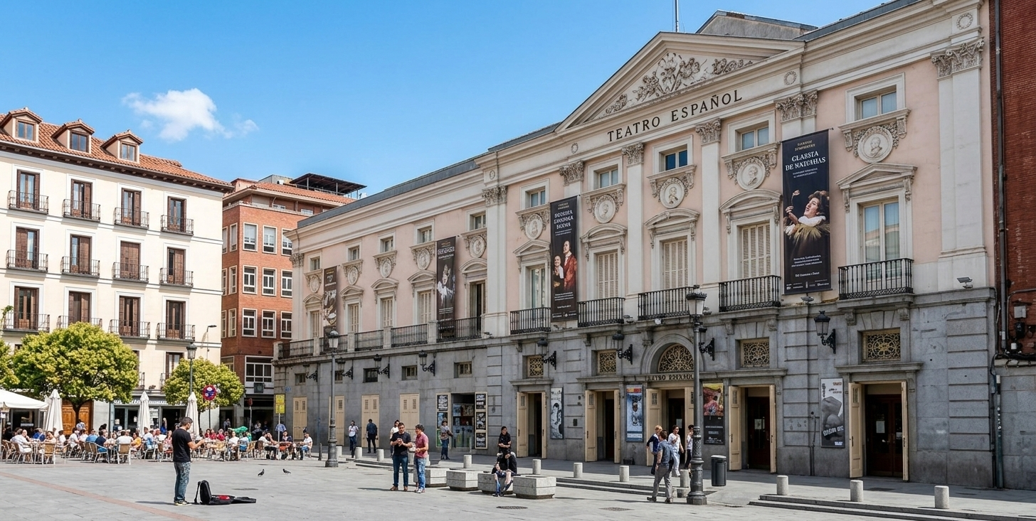 Teatro Español theater Plaza de Santa Ana Barrio de las Letras Madrid historic venue