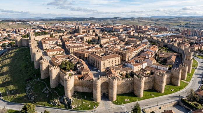 Ávila's Complete Medieval Walls - Best Preserved in Europe Ávila medieval walls panorama 2.5km complete circuit 88 towers UNESCO World Heritage Spain