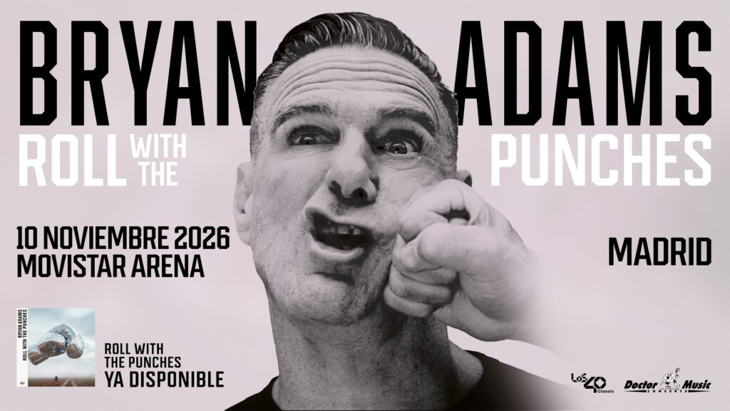 Bryan Adams Madrid 2026 Movistar Arena Roll With The Punches tour November rock Summer of 69
