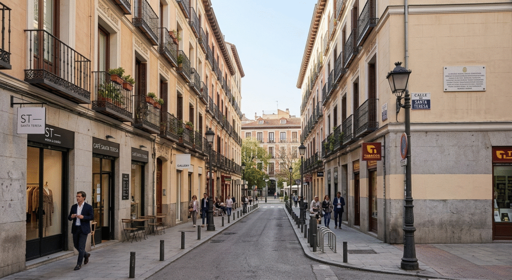 Calle Santa Teresa Madrid Justicia Alonso Martínez bars restaurants cocktails nightlife Salesas 2026