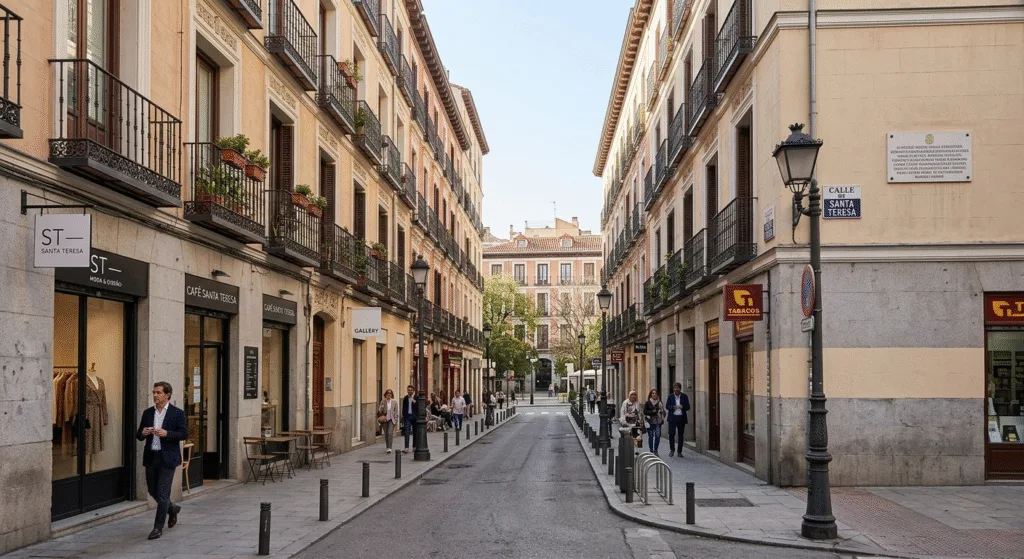 Calle Santa Teresa Madrid Justicia Alonso Martínez bars restaurants cocktails nightlife Salesas 2026