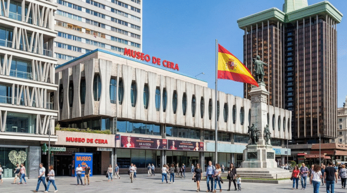 Madrid Wax Museum Museo de Cera exterior Plaza Colón entrance building