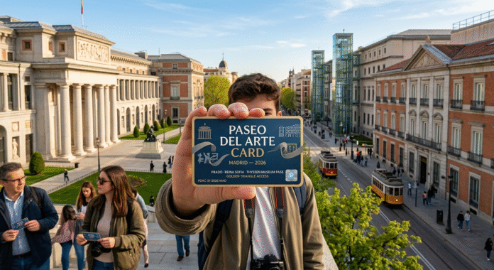 Paseo del Arte card Madrid Prado Reina Sofia Thyssen museum pass 2026 golden triangle art worth it €32.80